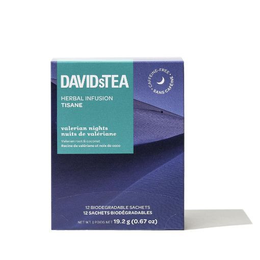 Picture of DAVIDSTEA SINGLE TEA SACHETS - VALERIAN NIGHTS 12S
